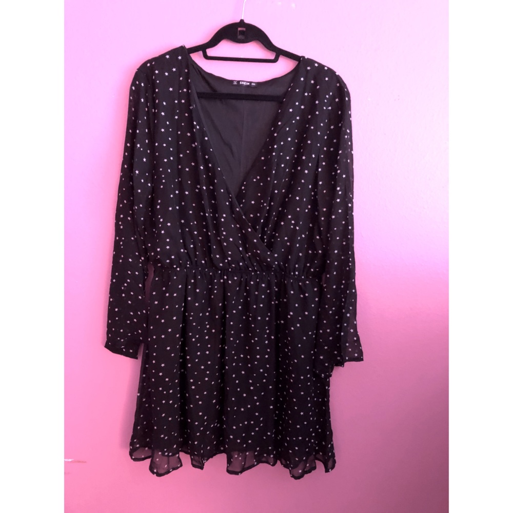 Black & White Polka Dot Mini Dress